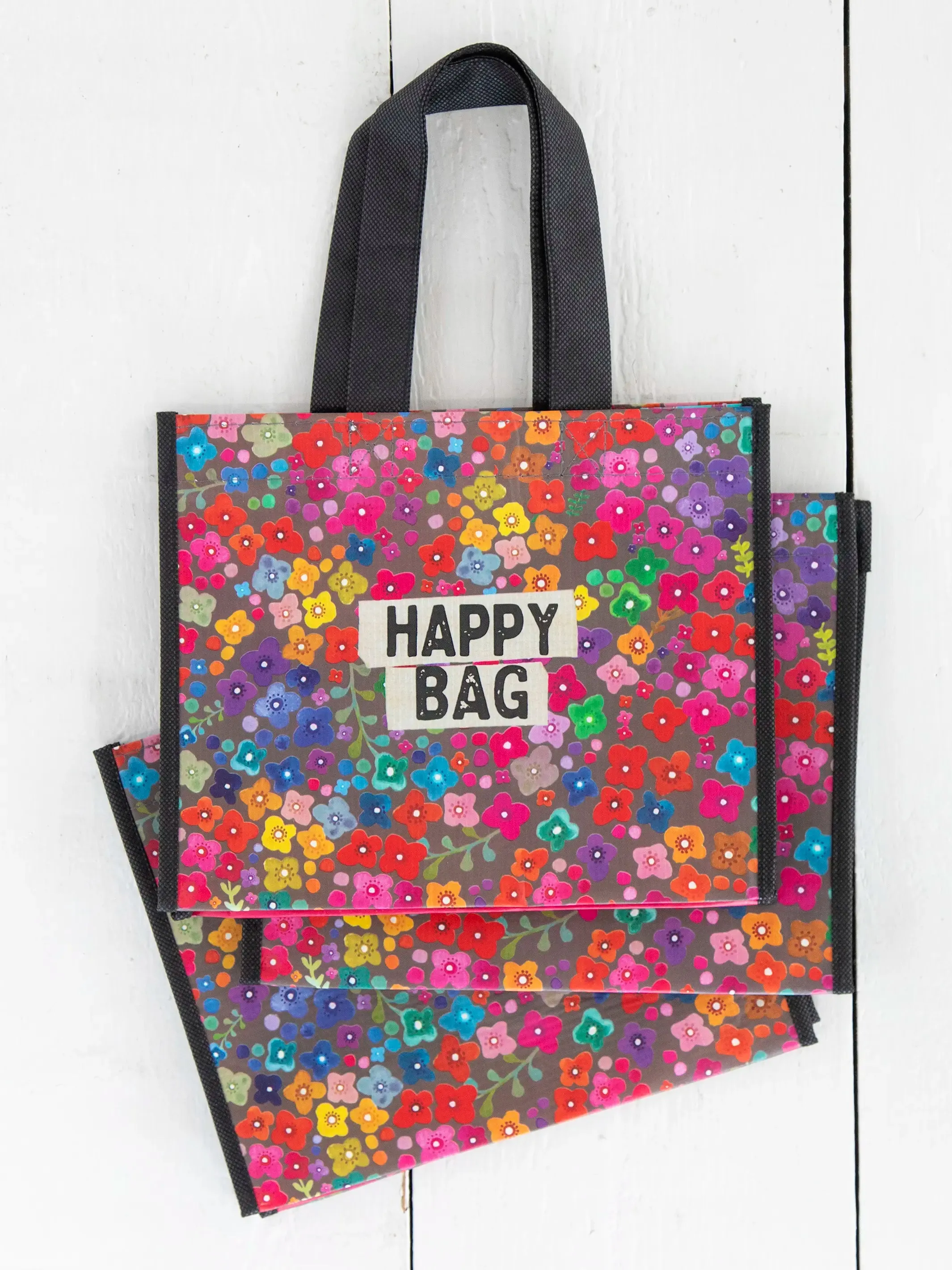 100821 Medium Happy Bag - Rainbow Ditsy