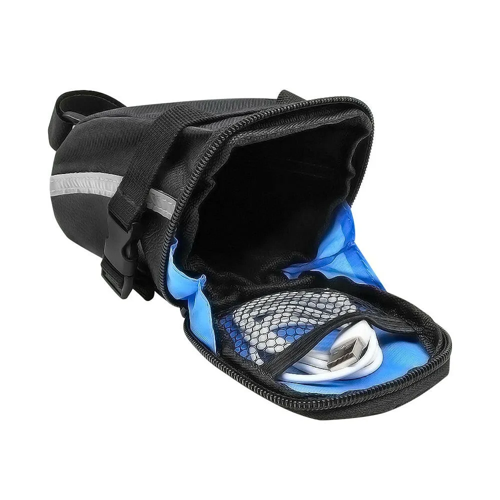 1.2L Bicycle Saddle Bag MTB Bike Rear Seat Bag Outdoor Mountain Bike Tail Bag Waterproof Bike Bag Cycling Seat Pouch Bag