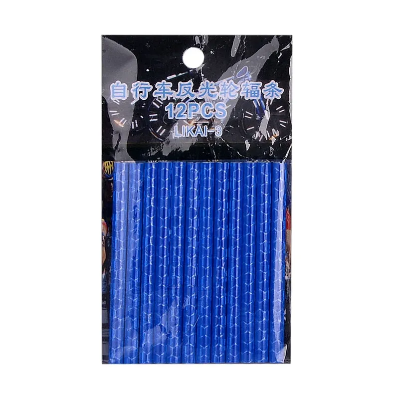 12PCS/Bag Bicycle Wheel Spokes Reflective Sticker