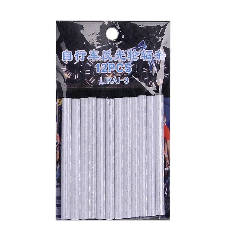 12PCS/Bag Bicycle Wheel Spokes Reflective Sticker