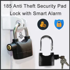 185 Anti Theft Security Pad Lock with Smart Alarm