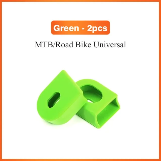 2pc Silicone Bicycle Crank Arm Protector