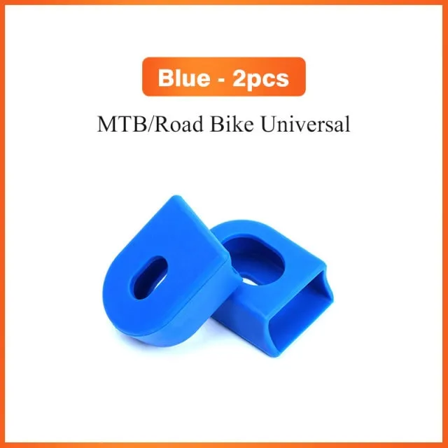 2pc Silicone Bicycle Crank Arm Protector