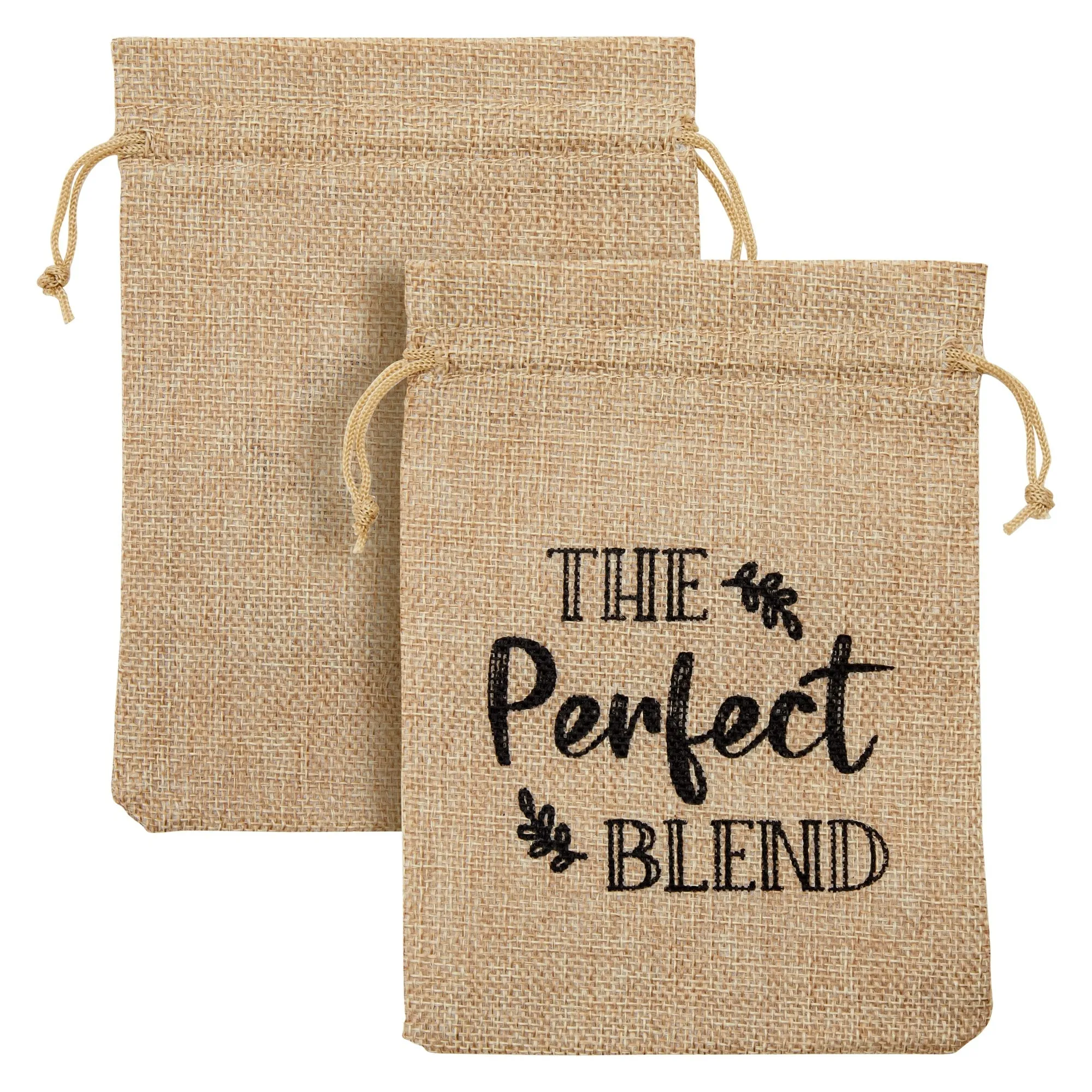 30-Pack Small Burlap Bags with Drawstring, 5x7-Inch Woven Jute Gift Bags for Party Favors, Jewelry, and Coffee