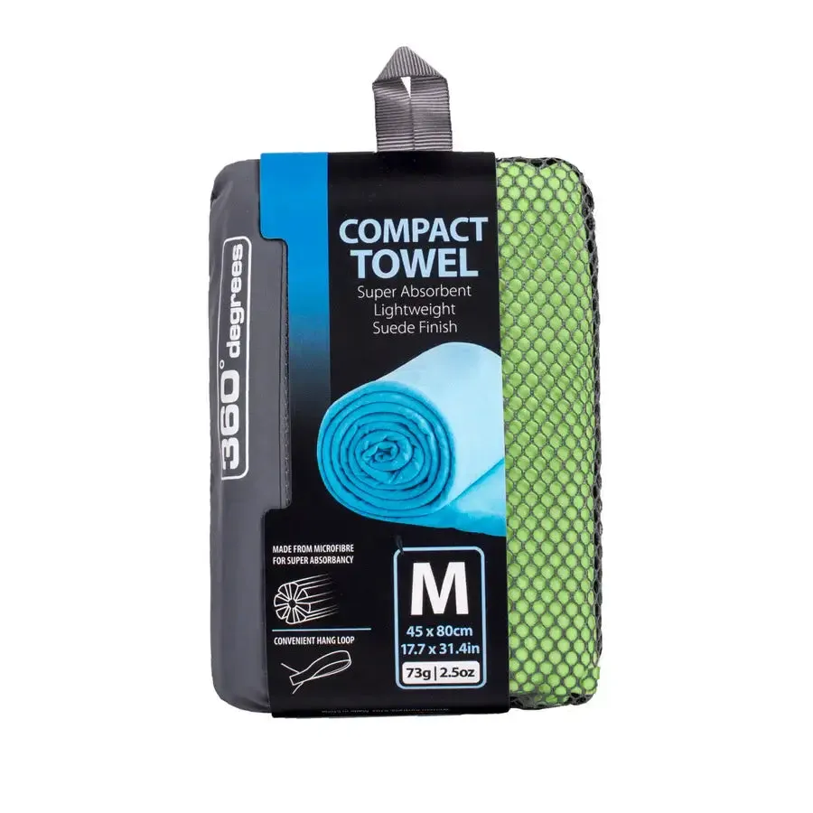 360 Degrees Microfibre Towel Compact