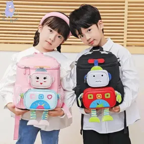 3D Robot Kindergarten Kids Backpack