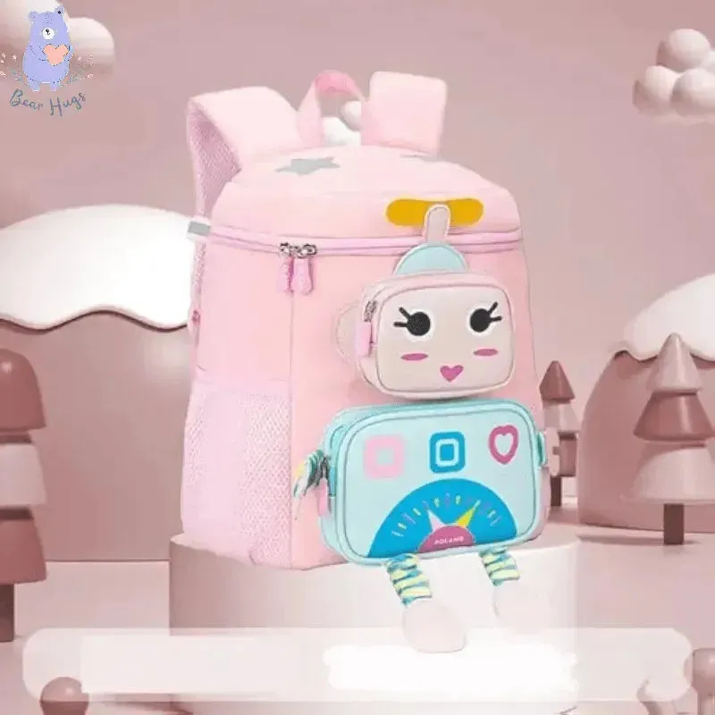 3D Robot Kindergarten Kids Backpack