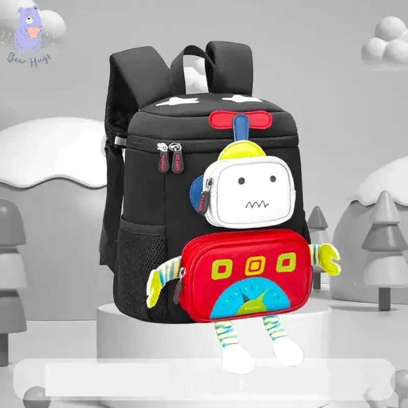 3D Robot Kindergarten Kids Backpack