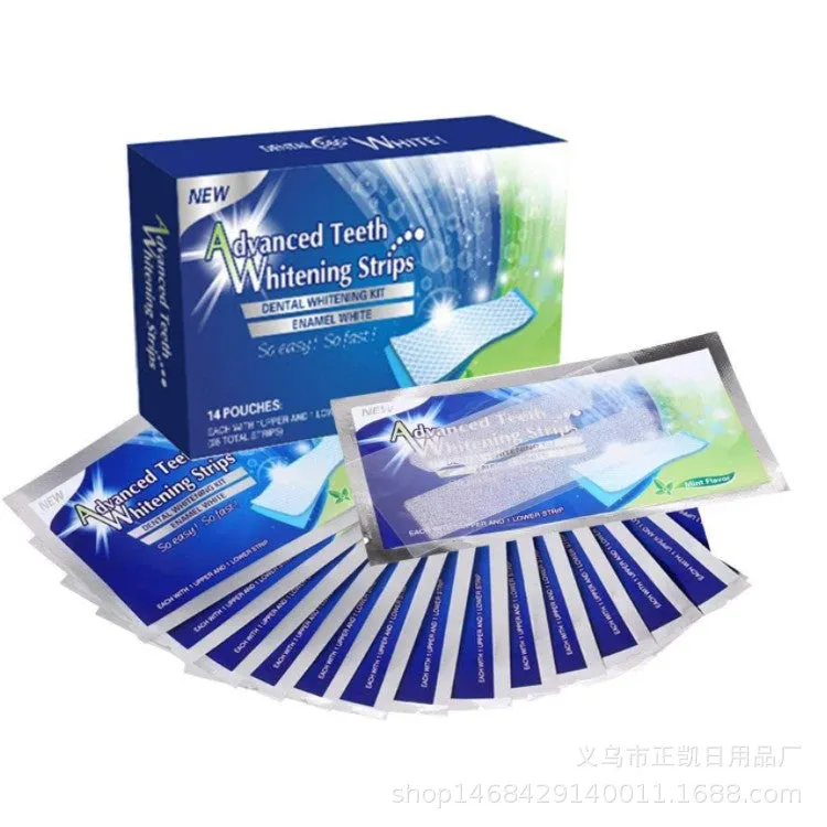 3D WHITE Anti Yellow And Decontamination Tooth Stickers Teeth Whitening Strips Whitening Tooth Stickers