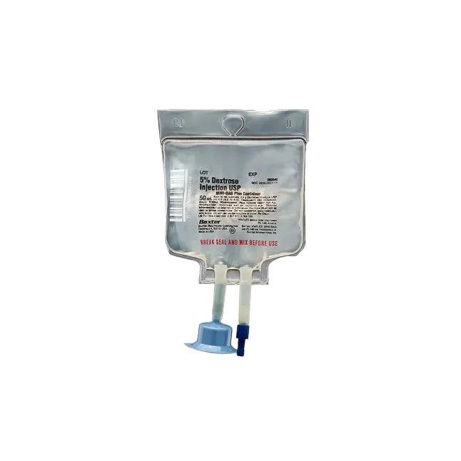 5% Dextrose Injection Solution, Mini Bag Plus Container