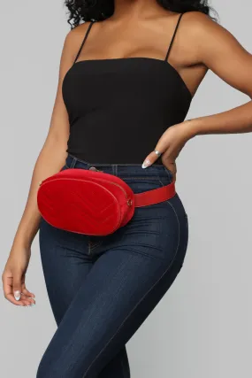 A Red Flag Fanny Pack - Red