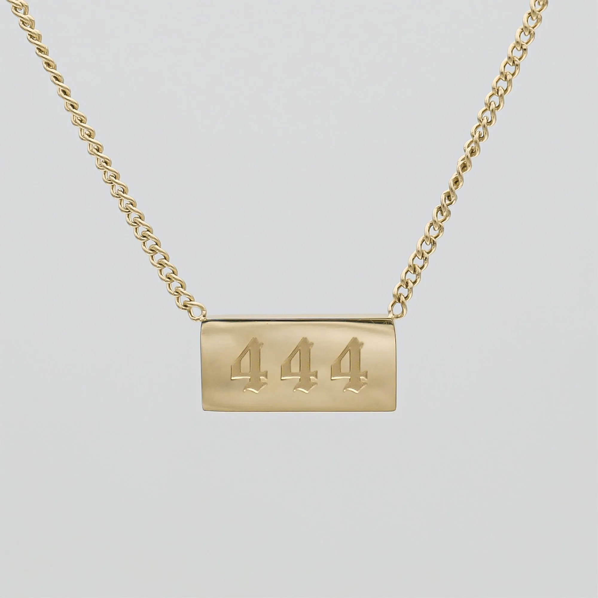 Angel Number Tablet Necklace