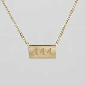 Angel Number Tablet Necklace