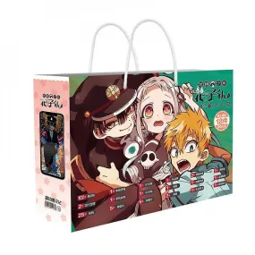 Anime Toilet-bound Hanako Kun Lucky Gift Bag Collection Toy Include Postcard Poster Badge Stickers Bookmark Sleeves Gift