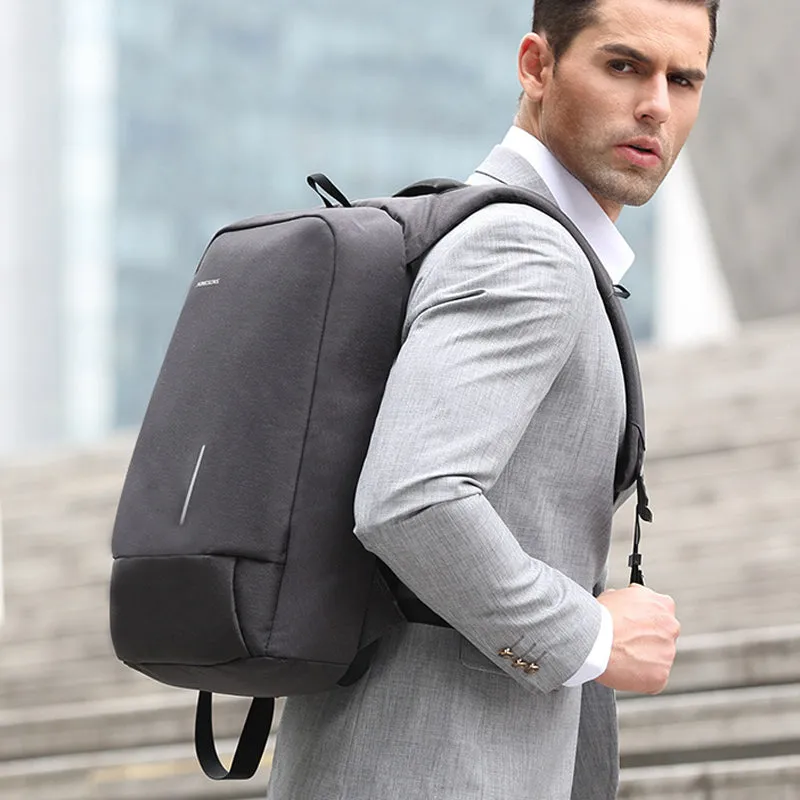 Anti Theft Travel Business Backpack for Men Women External USB Charge Port  Waterproof Backpacks