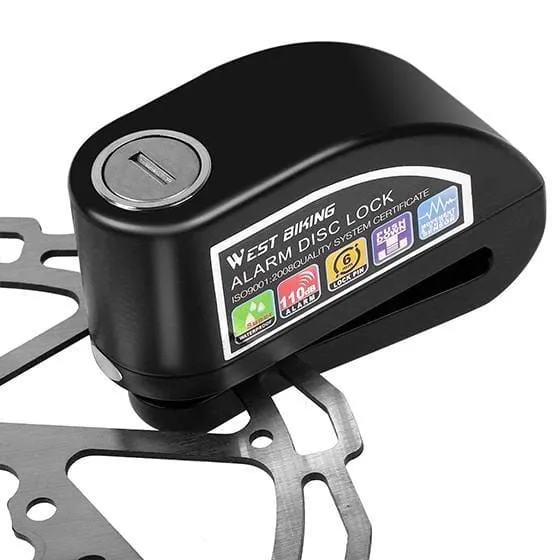 Anti-Theft Waterproof Bike Lock with Alarm