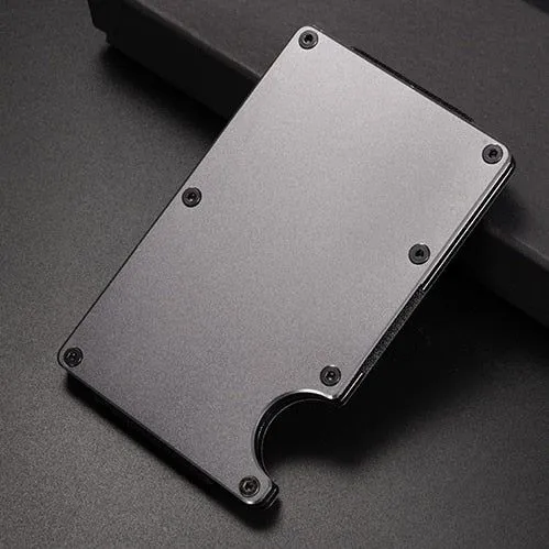 Anti-thief Minimal Metal Wallet - Mini Money Clip