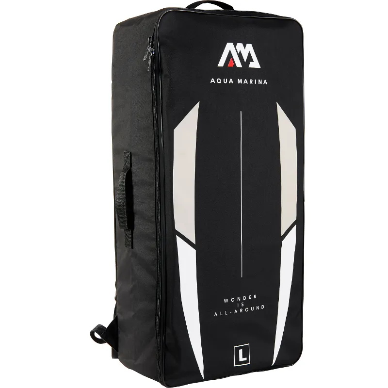 Aqua Marina - L - Premium Zip Backpack - Black