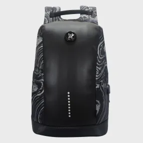 Arctic Fox Slope Anti-Theft Marble Black 15.6" Laptop bag and travel or college Backpack