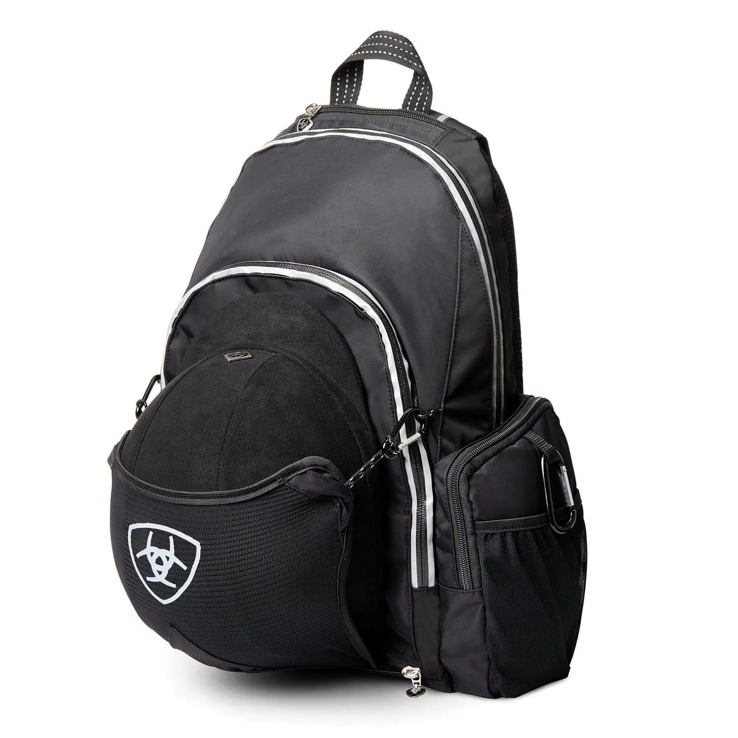 Ariat Ring Backpack, Black/Gray