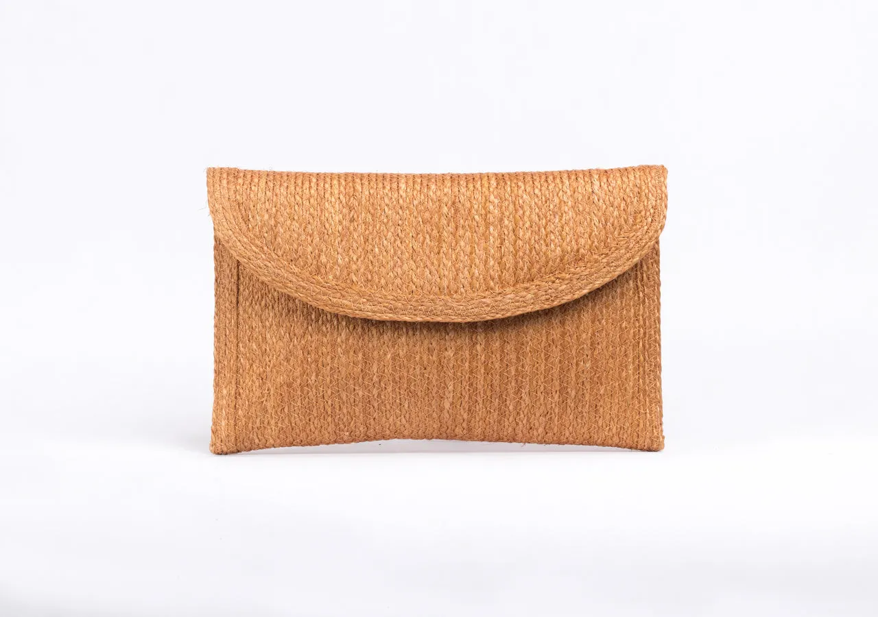 Bangkok Craft - Sisal Clutch Bag (Brown)