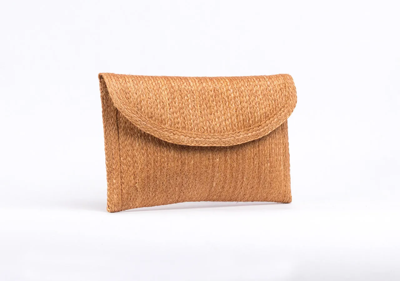 Bangkok Craft - Sisal Clutch Bag (Brown)