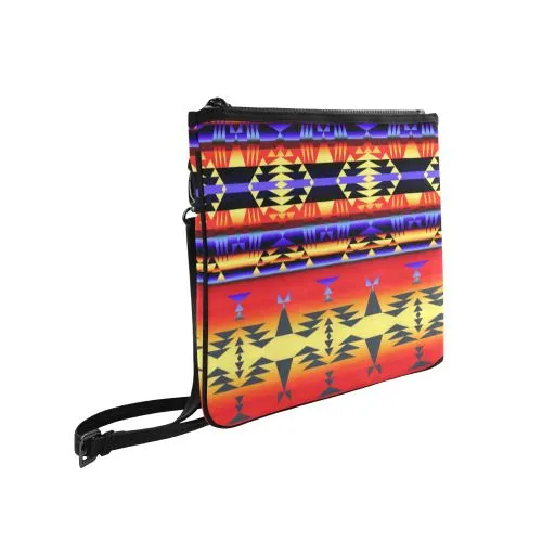 Between the San Juan Mountains Slim Clutch Bag