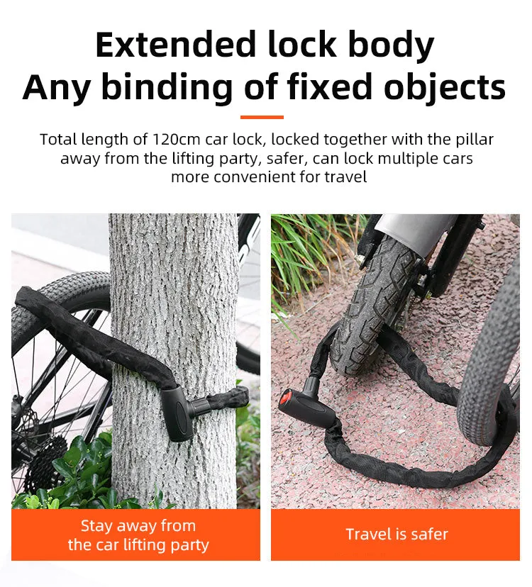 Bicycle Lock Anti-Theft Key Lock