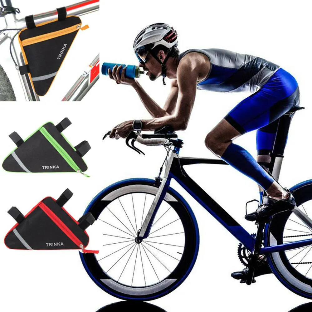 Bicycle Triangle Bag Waterproof Triangle Cycling Bike Bicycle Front HandlebarTube Frame Pouch Saddle Bag Case