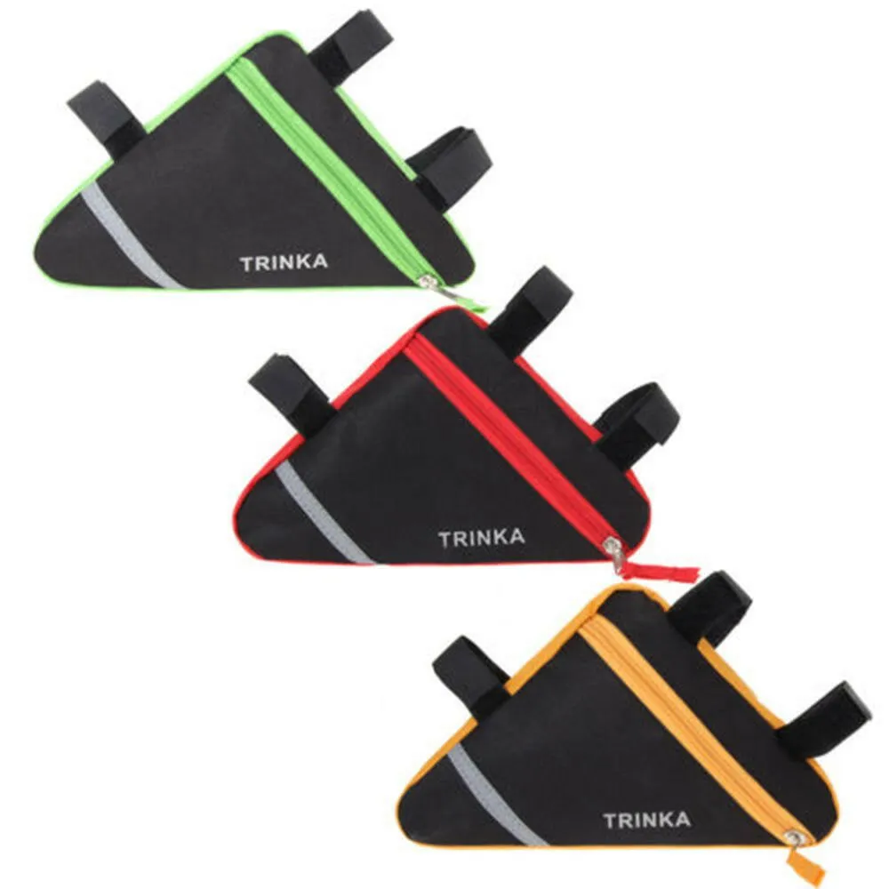 Bicycle Triangle Bag Waterproof Triangle Cycling Bike Bicycle Front HandlebarTube Frame Pouch Saddle Bag Case