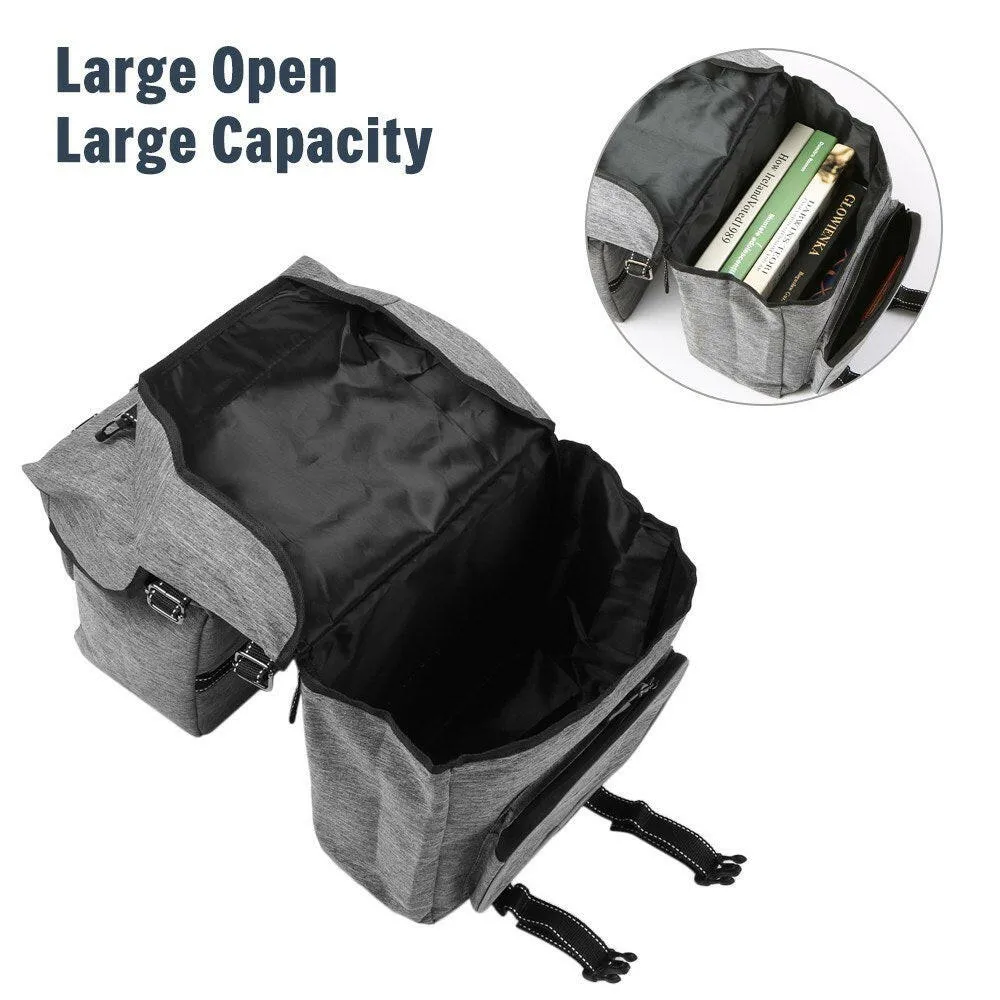 Bike Back Pannier Bicycle Rear Seat Bag Cycling Rack Grocery Pannier Road Bike Storage Bag