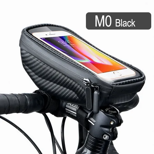 Bike Bag Frame Front Top Tube Cycling Bag Waterproof 6.6in Phone Case Touchscreen Bag MTB Pack Bicycle Accessories