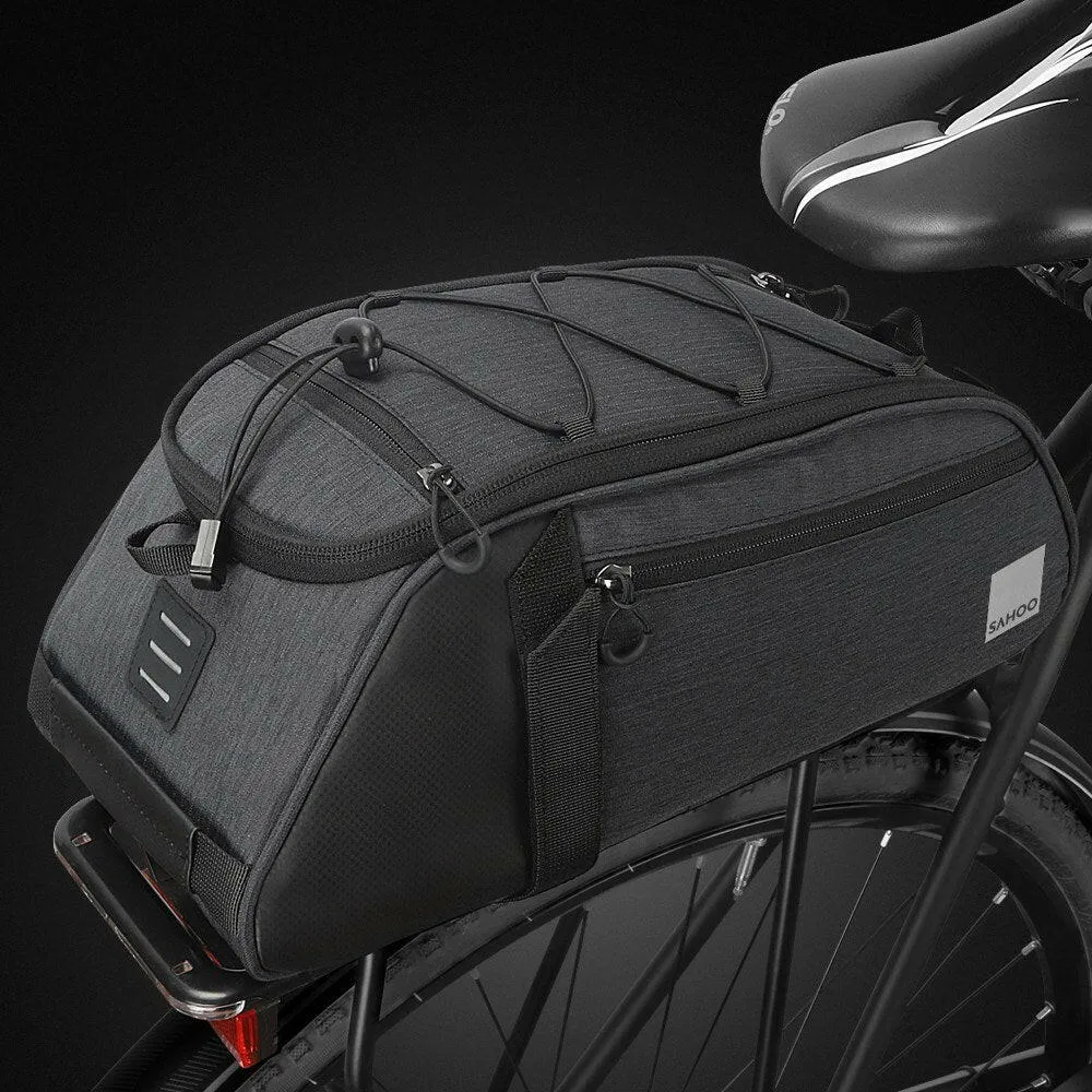 Bike Rack Bag Water Repellent Cycling Bike Rear Seat Bag Bike Trunk Cargo Pack Road Bike Carrier Bag