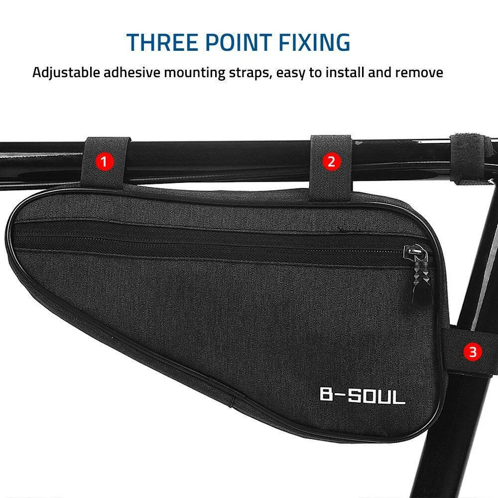 Bike Triangle Bag Bicycle Top Tube Frame Bag Cycling Pack Bike Pouch Storage Bag