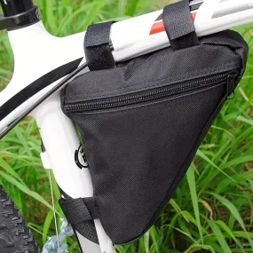 Bike Triangle Frame Bag Convenient Front Tube Storage Solution