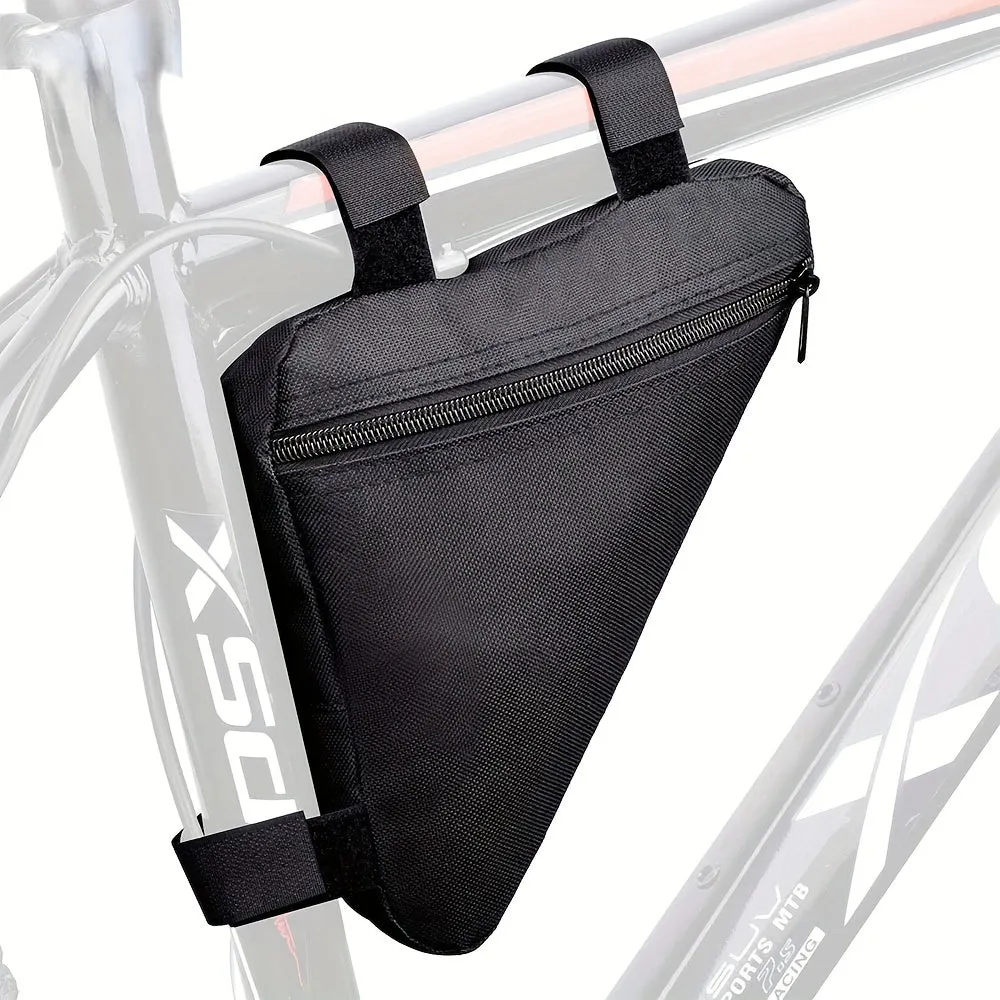 Bike Triangle Frame Bag Convenient Front Tube Storage Solution