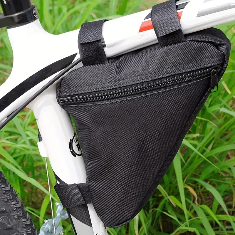 Bike Triangle Frame Bag Convenient Front Tube Storage Solution