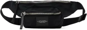 Black 'The Biker Nylon Belt Bag' Pouch