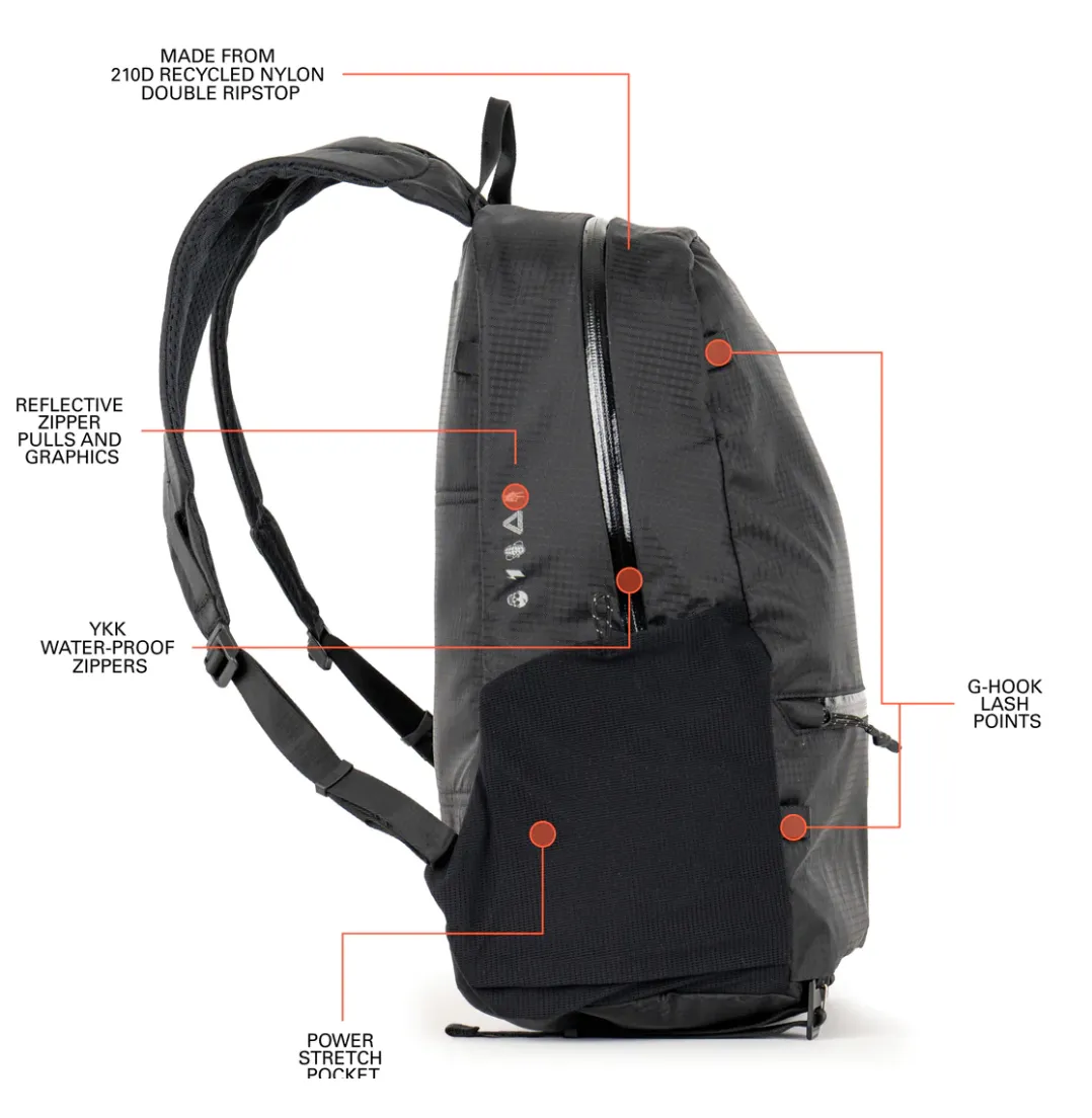 Boundary Supply Rennen Ripstop Daypack in Black Color