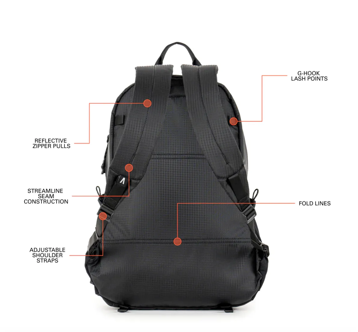 Boundary Supply Rennen Ripstop Daypack in Black Color