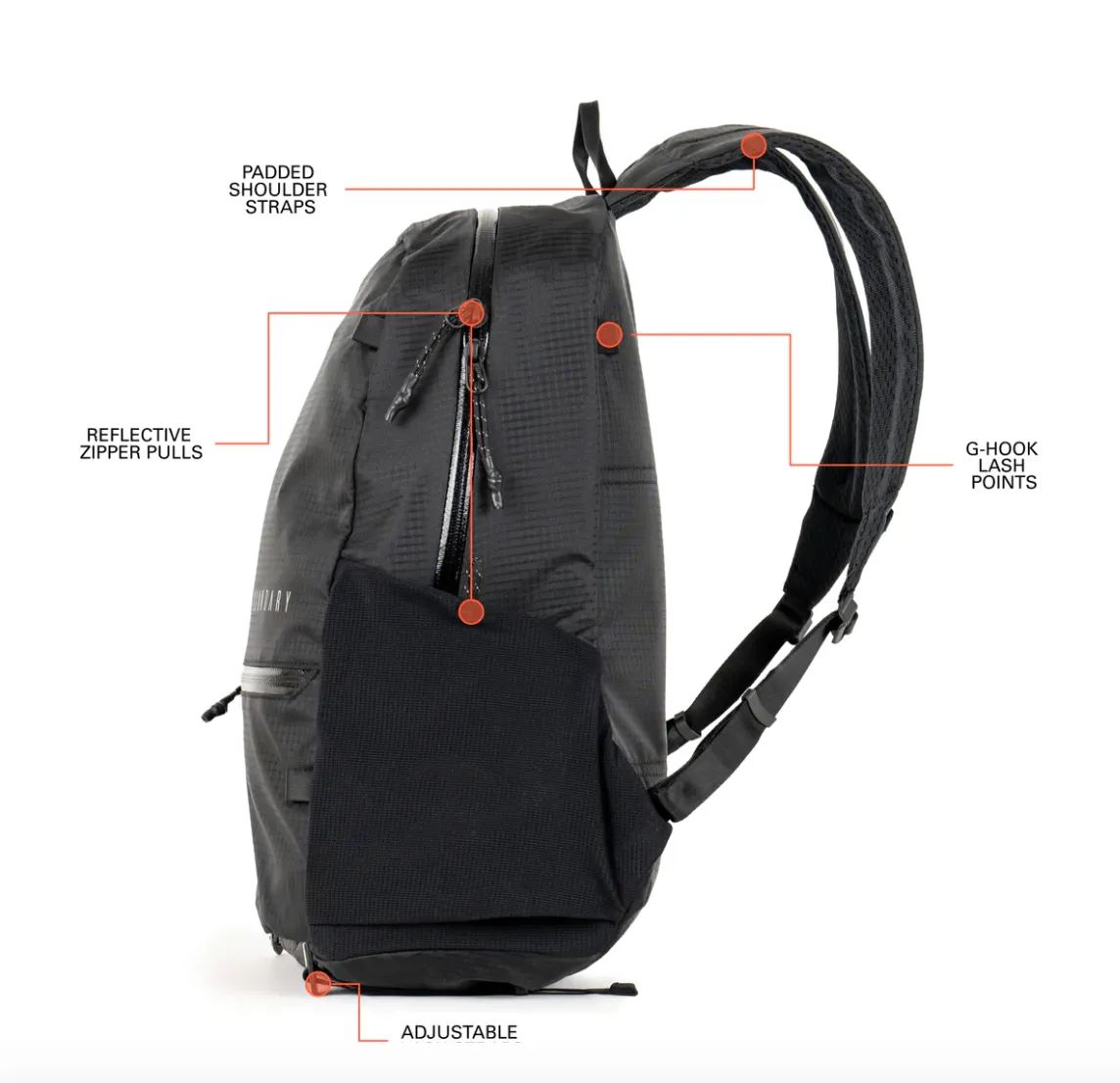 Boundary Supply Rennen Ripstop Daypack in Black Color