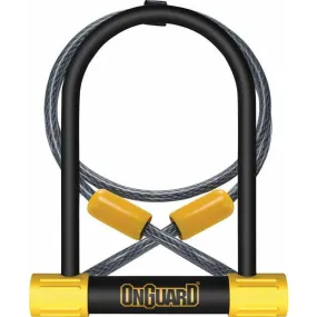 BullDog Series U-Lock - 4.5 x 9", Keyed, Includes 4' cable and bracket