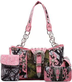 Camouflage Concealed Carry Purse by Cowgirl Trendy