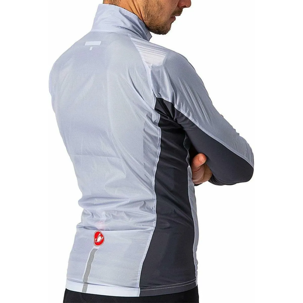 Castelli Squadra Stretch Mens Cycling Jacket - Silver