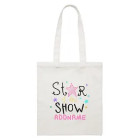 Children's Day Gift Series Star Of The Show Pink Addname  Canvas Bag