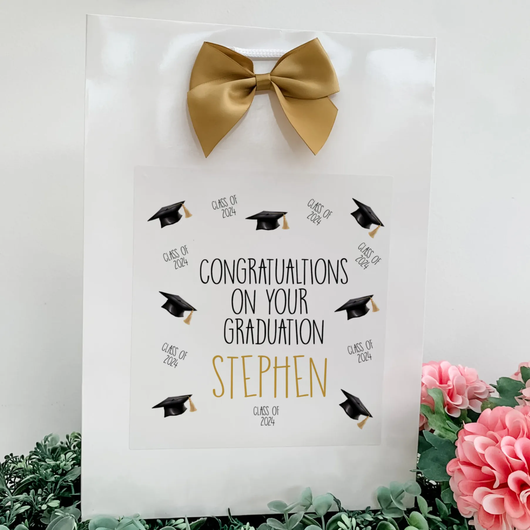 Congratulations Graduation Gift Bag For Graduate Class of 2024