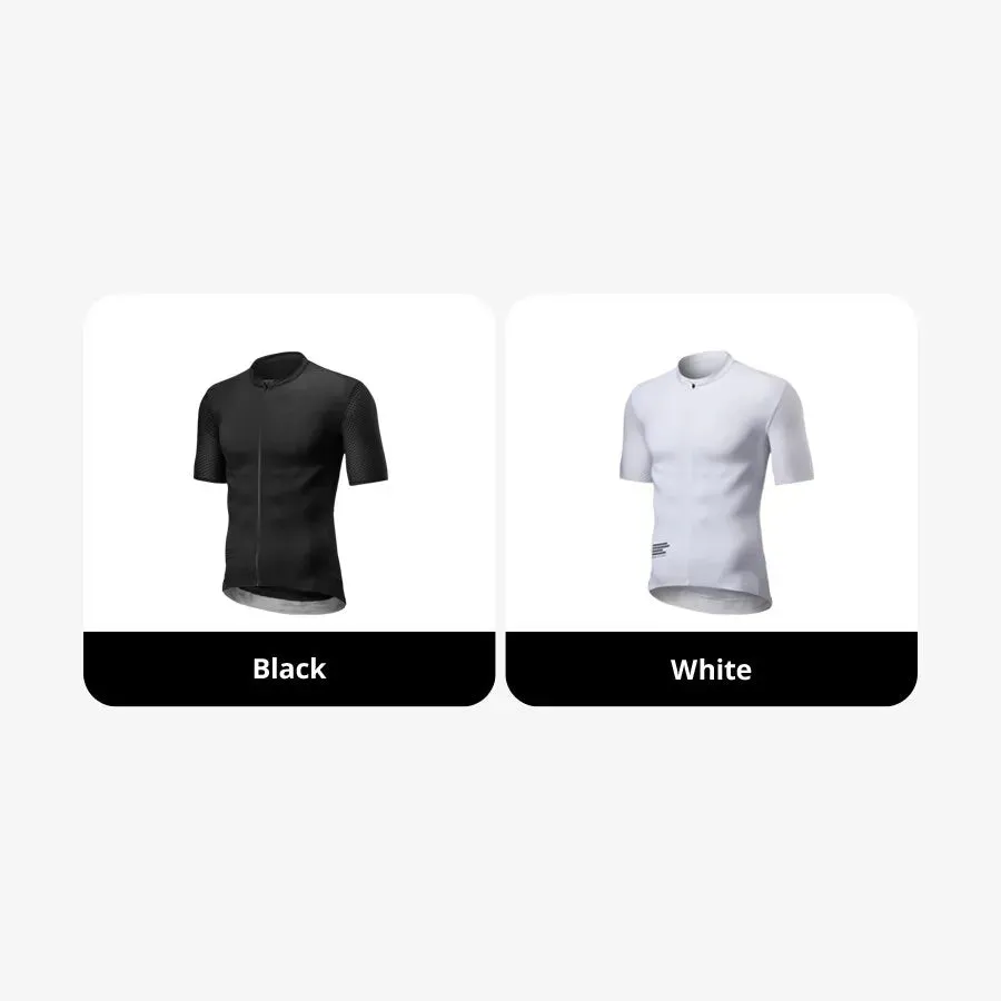 Cycling Jersey Men Bicycle Clothing Male MTB Maillot Clothes White Black Pockets Mountain Bike Shirt Enduro Racing Summer