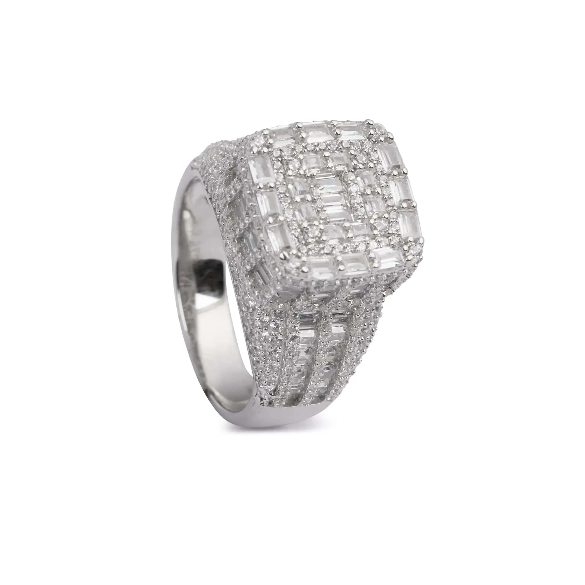 Dazzling CZ Silver Ring