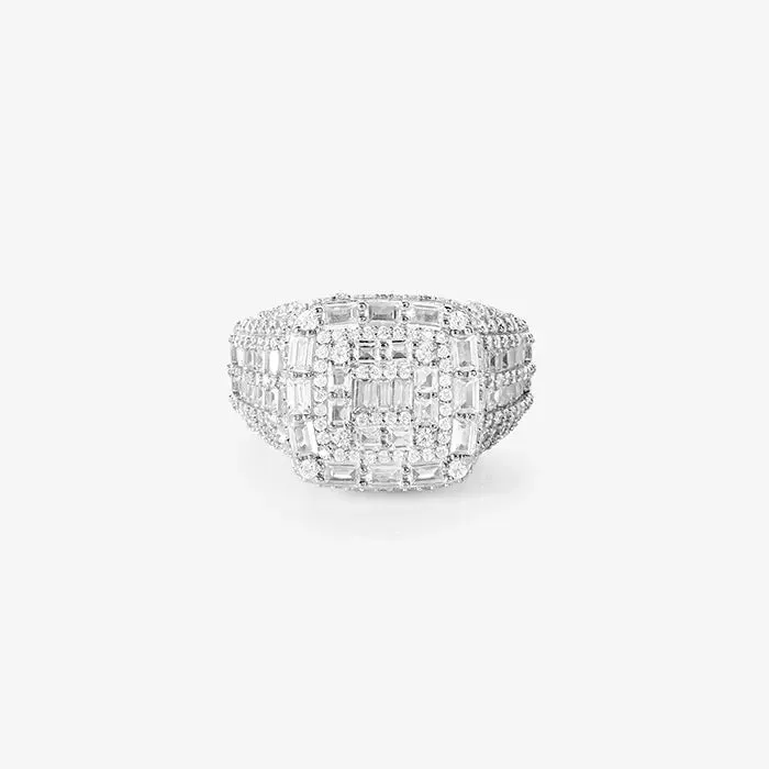 Dazzling CZ Silver Ring