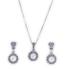 Dazzling Whimsy Silver Pendant Set